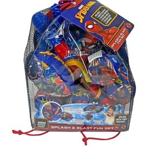 Spider Man Splash & Blast Fun Pool Toy Set, for Child Ages 3+